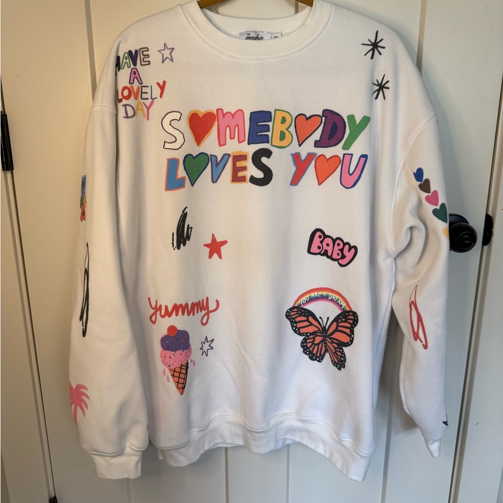Colorful Graphic Crew Neck
